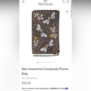 Mary Frances Honey Bee Phone Case